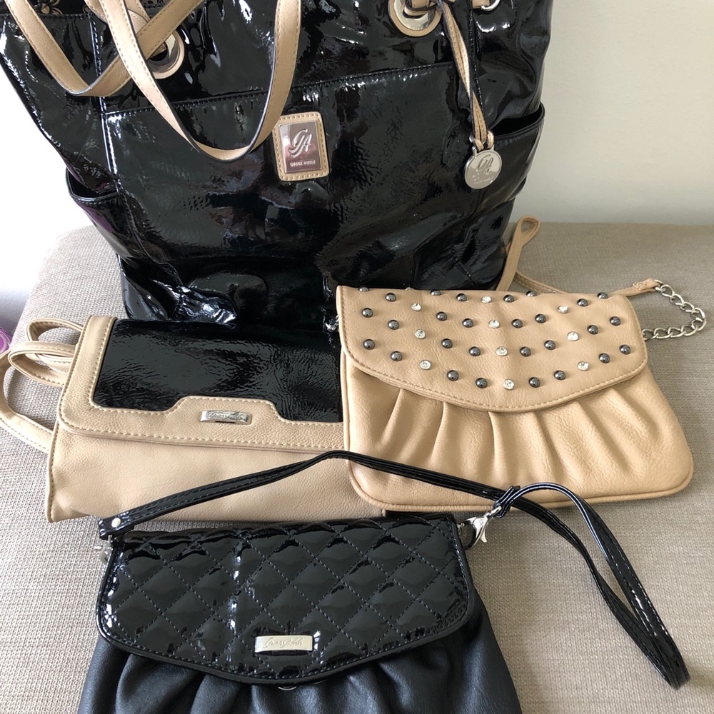 4 Piece EUC Grace Adele Satchel and Crossbody - Picture 6 of 14